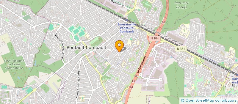 localisation de l'entreprise SCI BESSON à PONTAULT-COMBAULT