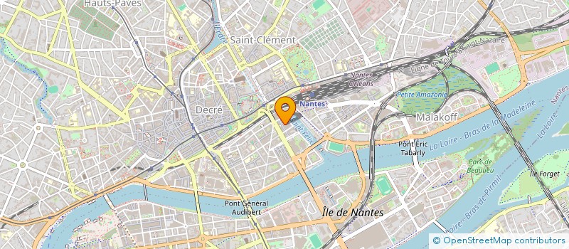 localisation de l'entreprise SCI BESSON-DEBELLUT  NANTES