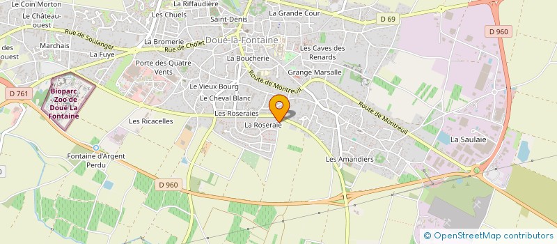 localisation de l'entreprise SCI BESSON DUVEAU  DOUE-EN-ANJOU