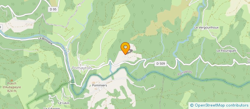 localisation de l'entreprise SCI BESSON PERIE  SAINT GENIEZ D'OLT ET D'AUBRAC