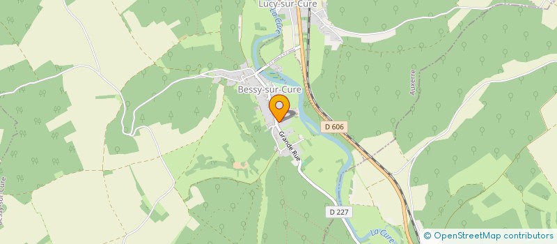 localisation de l'entreprise SCI BESSYCURE  BESSY-SUR-CURE