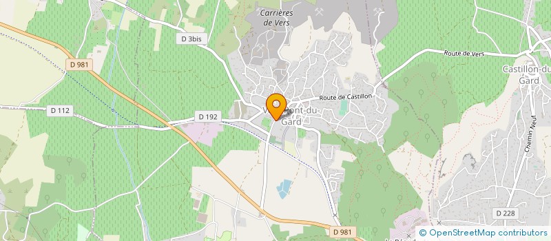 localisation de l'entreprise SCI BEST  VERS-PONT-DU-GARD