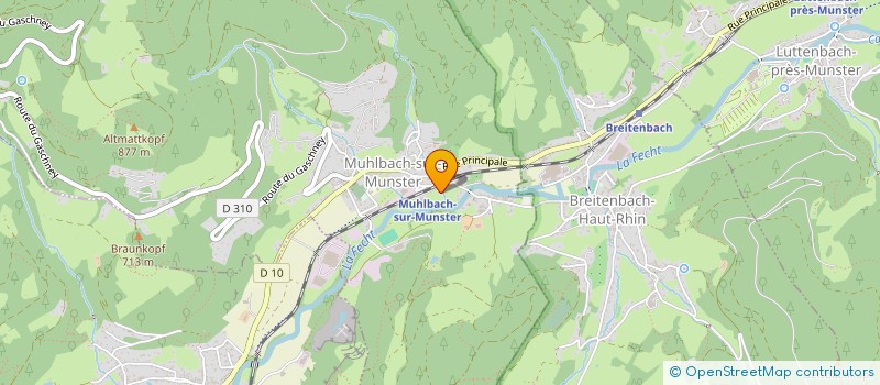 localisation de l'entreprise SCI BEST  MUHLBACH-SUR-MUNSTER