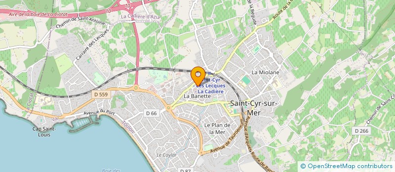 localisation de l'entreprise SCI BEST IMMO à SAINT-CYR-SUR-MER