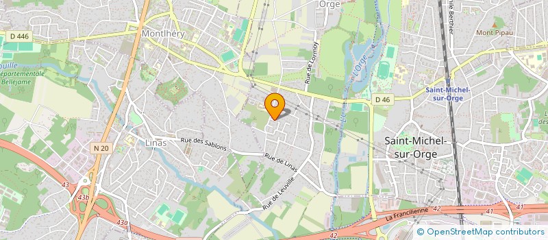 localisation de l'entreprise SCI BEST IMMO à LONGPONT-SUR-ORGE