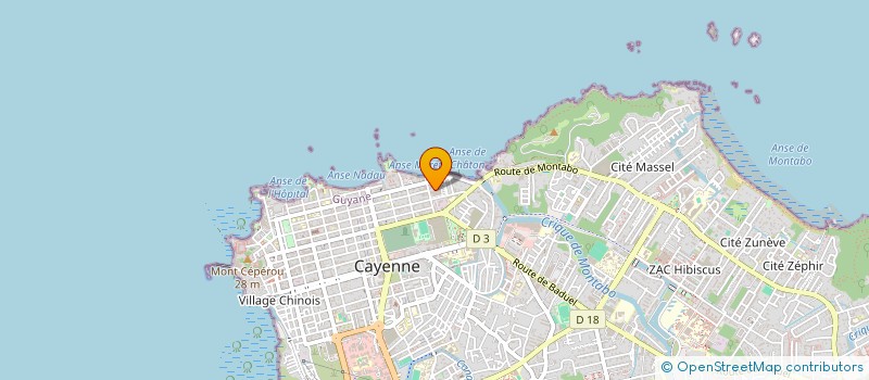 localisation de l'entreprise SCI BEST PRO  CAYENNE