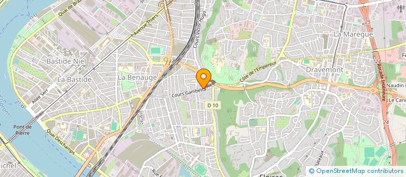 localisation de l'entreprise SCI BET HEMERY  CENON