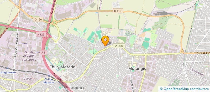 localisation de l'entreprise SCI BETA à CHILLY-MAZARIN