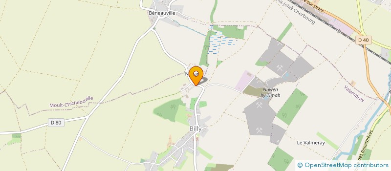 localisation de l'entreprise SCI BETA1  CANTELOUP