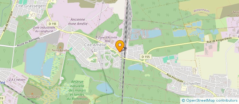 localisation de l'entreprise SCI BETAMAX  RICHWILLER