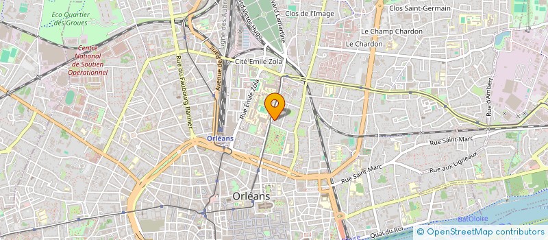 localisation de l'entreprise SCI BETANIA à ORLEANS