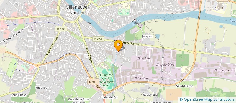 localisation de l'entreprise SCI BETCAU  VILLENEUVE-SUR-LOT