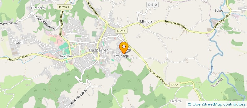 localisation de l'entreprise SCI BETERI à HASPARREN