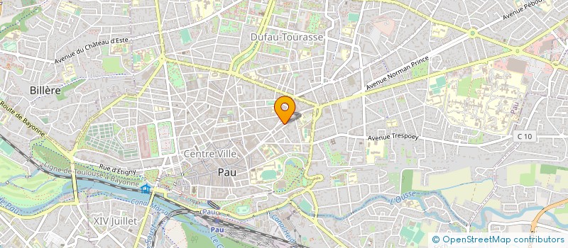 localisation de l'entreprise SCI BETH CEU à PAU