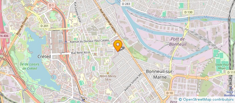localisation de l'entreprise SCI BETH LEVANA à BONNEUIL-SUR-MARNE