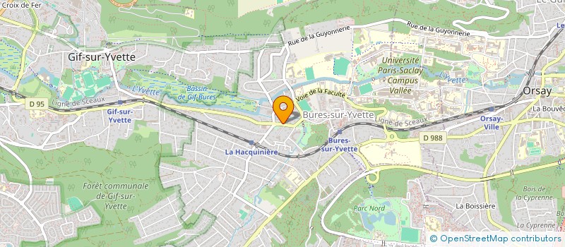 localisation de l'entreprise SCI BETHANIA à BURES-SUR-YVETTE