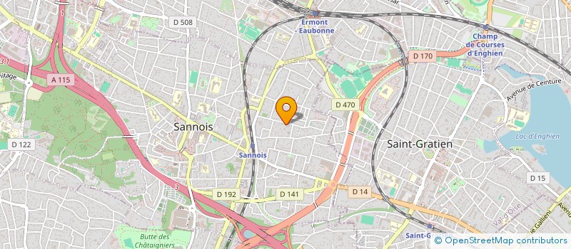 localisation de l'entreprise SCI BETHANIE  SANNOIS