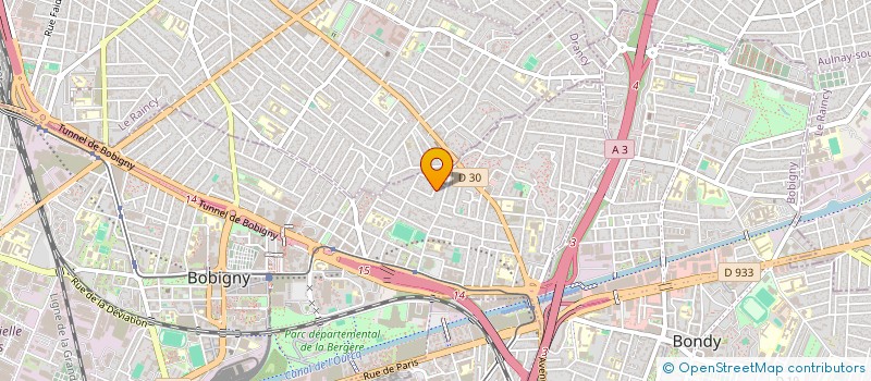 localisation de l'entreprise SCI BETHANIE  BOBIGNY