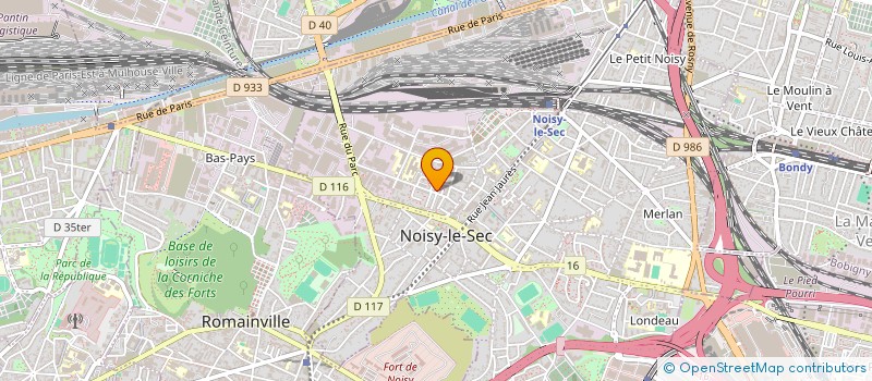 localisation de l'entreprise SCI BETHEL à NOISY-LE-SEC