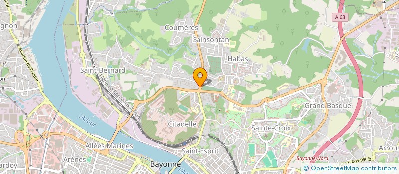 localisation de l'entreprise SCI BETHEL à BAYONNE