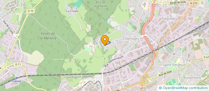 localisation de l'entreprise SCI BETHEL  BESANCON