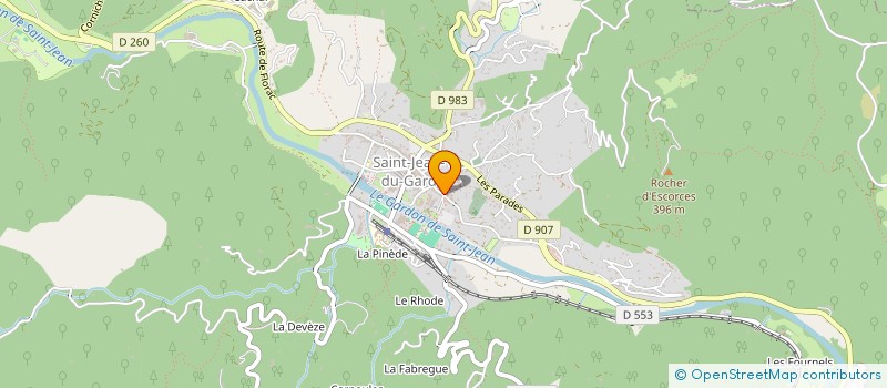 localisation de l'entreprise SCI BETHEL  SAINT-JEAN-DU-GARD