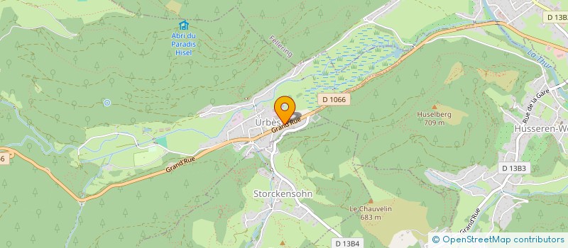 localisation de l'entreprise SCI BETHSABEE  URBES