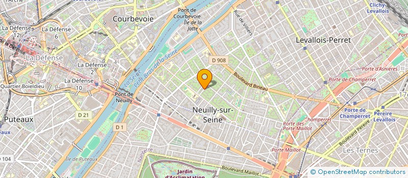 localisation de l'entreprise SCI BETHUNE à NEUILLY-SUR-SEINE