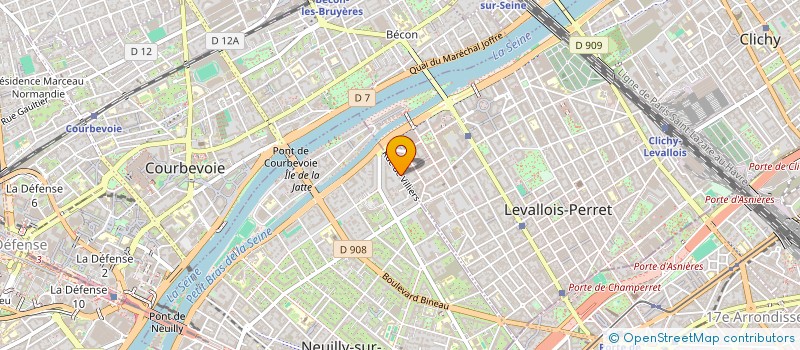 localisation de l'entreprise SCI BETHUNE à NEUILLY-SUR-SEINE