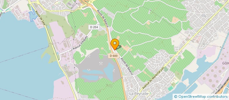 localisation de l'entreprise SCI BETHY à FRONTIGNAN