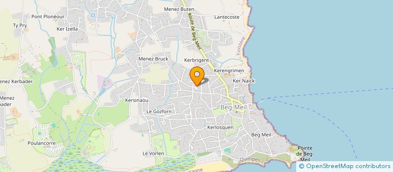 localisation de l'entreprise SCI BETICRI à FOUESNANT