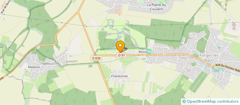 localisation de l'entreprise SCI BETJ  FORGES-LES-BAINS