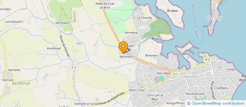 localisation de l'entreprise SCI BETSOR  LOCTUDY