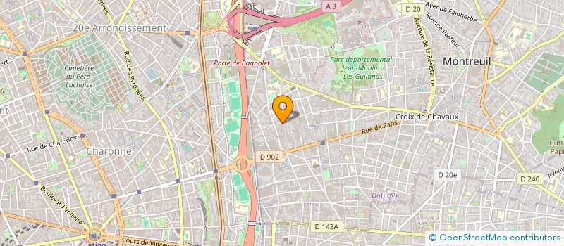 localisation de l'entreprise SCI BETSY IMMO à BAGNOLET