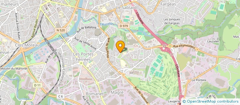 localisation de l'entreprise SCI BETTAYEB MECHEHOUB à LIMOGES