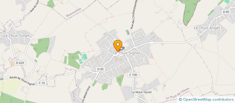 localisation de l'entreprise SCI BETTEMBOS  LE THUIT DE L'OISON