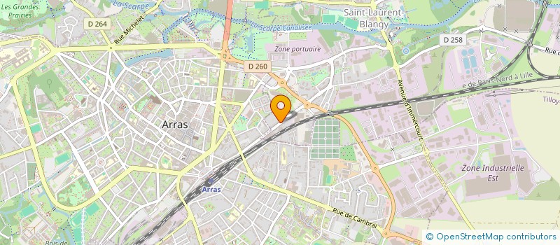 localisation de l'entreprise SCI BETTERAVIERE DU NORD PAS-DE-CALAIS  SAINT-LAURENT-BLANGY