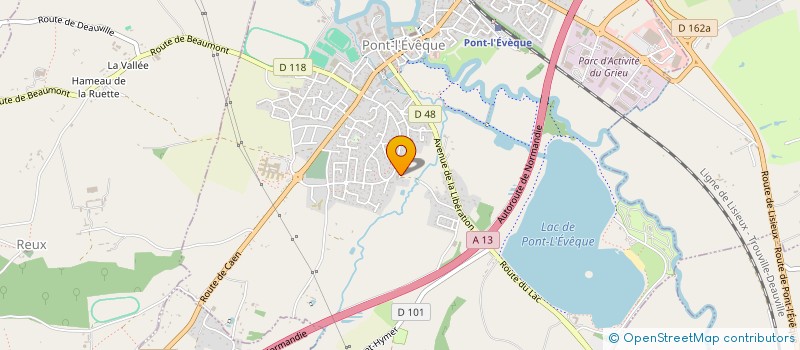 localisation de l'entreprise SCI BETTEVILLE IMMOBILIER  PONT L'EVEQUE