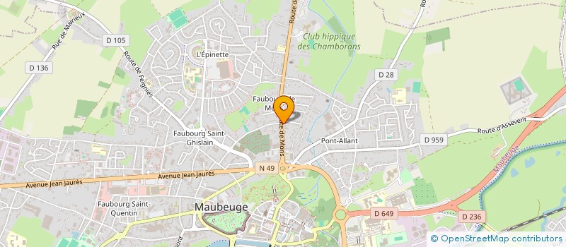 localisation de l'entreprise SCI BETTI BAT  BETTIGNIES