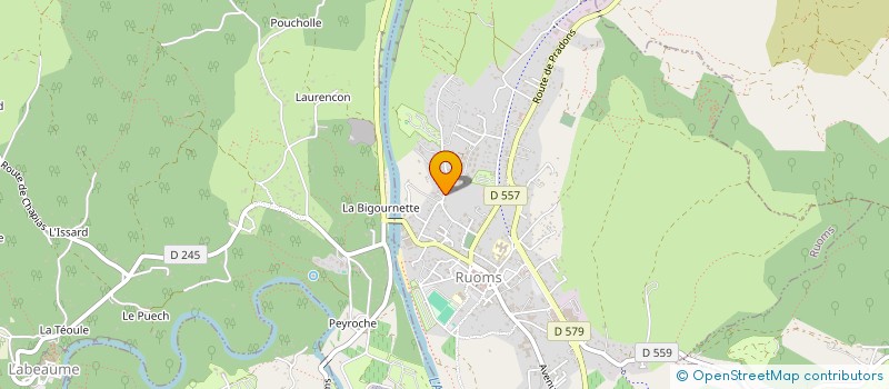 localisation de l'entreprise SCI BETTIBOU à RUOMS
