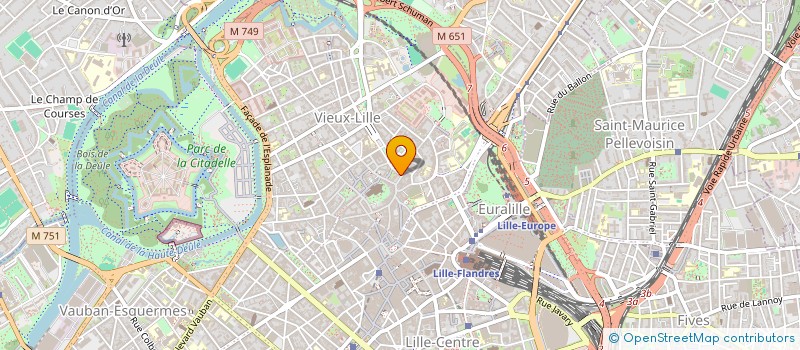 localisation de l'entreprise SCI BETTIGNIES CRW à LILLE