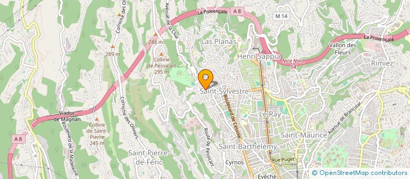 localisation de l'entreprise SCI BETTINI à NICE