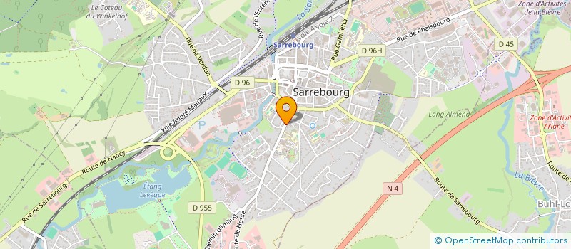 localisation de l'entreprise SCI BETTLING à SARREBOURG