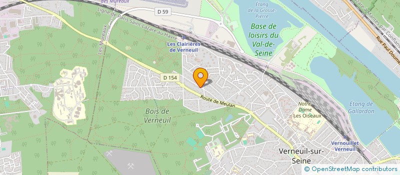 localisation de l'entreprise SCI BETTRAY BOUGIMONTS  VIROFLAY