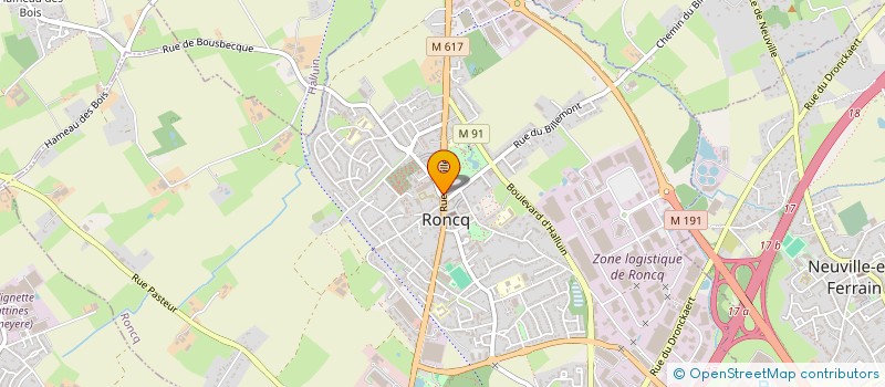 localisation de l'entreprise SCI BETTY à RONCQ