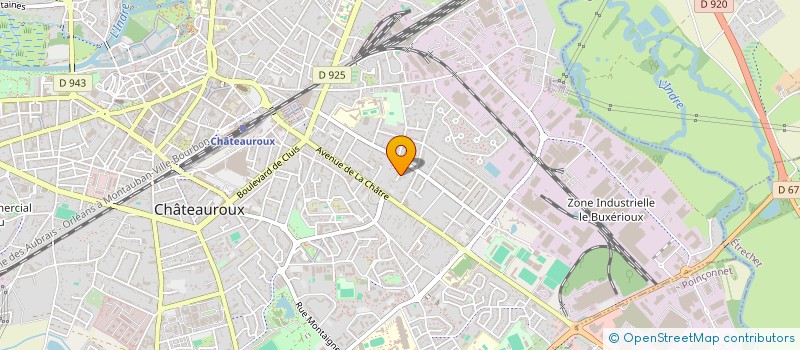 localisation de l'entreprise SCI BETTYETNICOLAS à CHATEAUROUX