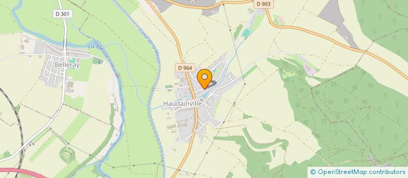 localisation de l'entreprise SCI BETULA  HAUDAINVILLE