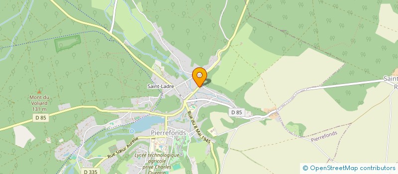 localisation de l'entreprise SCI BETULA  PIERREFONDS