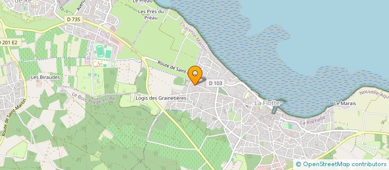 localisation de l'entreprise SCI BETWEEN US  LA FLOTTE