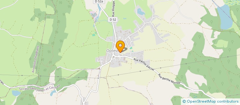 localisation de l'entreprise SCI BETY COEUR  OPTEVOZ